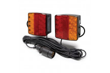 LED Magnetic Trailer Lights 10m Cable x 2