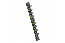 9-PIECE SET OF SHORT ALLEN BITS WITH 3/8 SOCKET."
