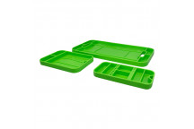 SET OF 3 SUPER GRIP FLEXIBLE TOOL TRAY