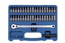 LASER Low Profile Ratchet & Bit Set 40pc