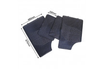 Set Of 4 Universal Reversible Rubber Mats
