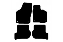 Carpet Mat Set VW GOLF MK6 2008> (4 PIECE + 4 ROUND