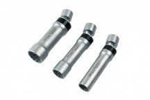 LASER Universal Joint Spark Plug Socket Set 3/8D 3pc"