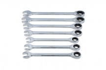 LASER Ratchet Ring Combination Spanner Set 20-32mm 7pce