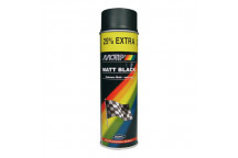 Motip Matt Black Spray Paint 500ml