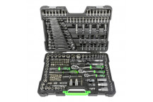 216 Pieces Hex Socket And Ratchet Spanner Set - Chrome Finis