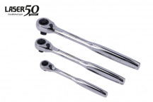 LASER Ratchet Set with Comfort Handle 3pc - 50th Anniversary