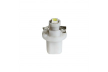12V 1.2W B8.5D Dashboard Bulbs WHITE HYPER-LED 1smd PAR (2)