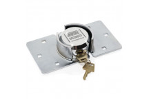 Van Door Lock Complete with Chrome Hasp & Fixing Bolts