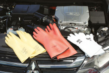 LASER Leather OverGloves M(9)