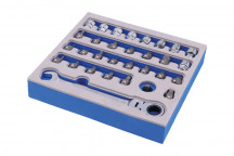 LASER Low Profile Bit & Alldrive Go Thru Socket Set 31pc