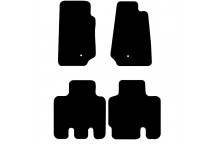 Rubber Mat Set Chrysler Jeep Wrangler 4 Door 2007>