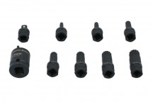 LASER Dual Drive Spline Impact Bit Socket Set 9pc