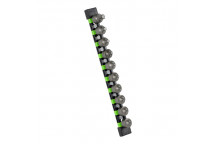 10-PIECE SET OF SHORT TORX BITS WITH 3/8 SOCKET"