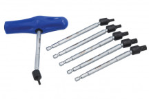 LASER UNIVERSAL JOINT SPLINE BIT SET 6PC