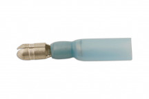 CONNECT Blue Heat shrink Male Bullet Terminals (25)