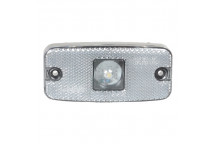 LAMP - 10-30V Clear LED Side Marker Lamp & Reflex DP