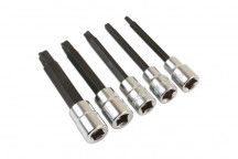 LASER Mortorq Socket Bits 100mm 3/8D 5pc"