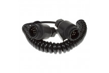 8 Pin 2.5m 2?8 Pin Plugs & 8 Core Curly Connecting Lead (13p