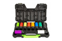 10 Piece 1/2 Impact Wheel Socket Set"