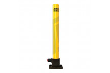 Fold Down Security Post with Integral Lock