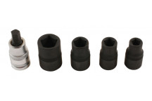LASER Pentagon Socket And Bit Set 1/2D (5)"