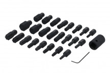 LASER Interchangeable impact bit set 1/2 25pc
