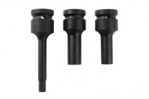 LASER Split Rim Socket Bit Set 3pc