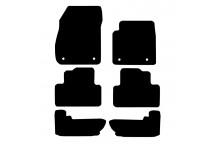 Carpet Mat Set OPEL Zafira 2012 (6pcs) (4 clips)