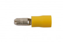 CONNECT 5mm Yellow Male Bullet Terminals (10)