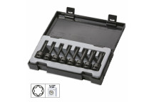 8 Piece Set Of 1/2 Torx Impact Socket Bits"