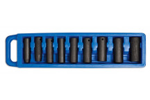 LASER Deep Socket Set Air Impact Metric 1/2D 9pc"