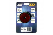 Radex Round Red Reflectors With Mounting Hole 60mm (2)