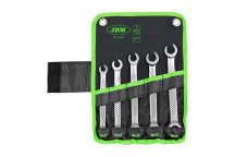 Set Of 5 Open-Ended Hexagon Spanners With 6 Edges