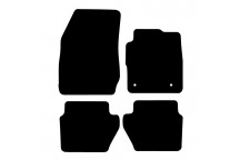Carpet Mat Set FORD FIESTA MK7 11>17 ROUND FIXING  (4 PIECE