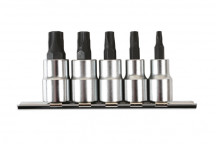 LASER MTS Spiral Socket Bits 3/8D 5pc"