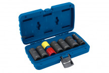LASER Double Ended Wheel Nut Socket Set 7pc