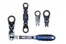 LASER Multi Head Ratchet Ring Spanner Set