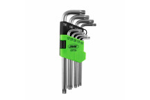 9Pcs Torx Set Long.T10;15;20;25;27;30;40;45;50