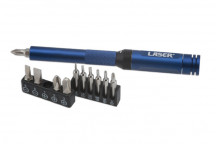 LASER Ratchet Screwdriver for Standard and Precision Bits