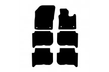 Carpet Mat Set VW TOURAN ROUND CLIP 07-10