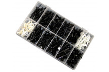 CONNECT Assorted Box Plastic Rivets 235pc