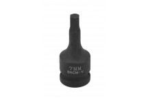 LASER Impact Socket Bit 1/2D 7mm"