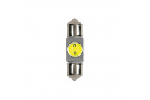 12V 5W 36MM Festoon Bulbs WHITE HYPER-LED 1smd (1)