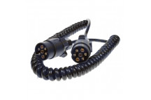 7 pin  to 7 pin Curly Suzie Connecting Lead 2.5m