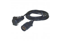 7 Pin 3m Straight Extension Lead - Plug To Socket