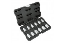 Set Of 12 1/2 Pieces Hexagonal Tip"