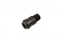 CONNECT Push-Fit Male Connector 15mm Tube OD to 1/2 BSPT Pk