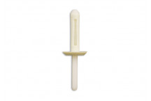 CONNECT Trim Rivet White Plastic for General Use ( GM ) Pk 5