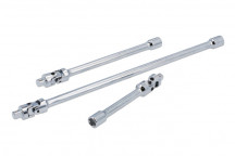 LASER Universal Joint Extension Set Spring Loaded 1/4D 3pc"